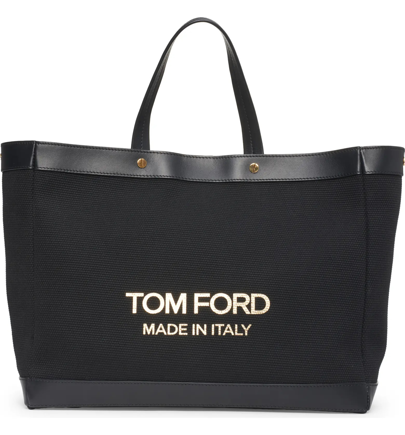 Medium Textured Canvas & Leather Tote | Nordstrom