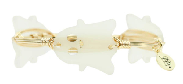 Glow in the Dark Ghost Bangle Bracelet | Bourbon and Boweties