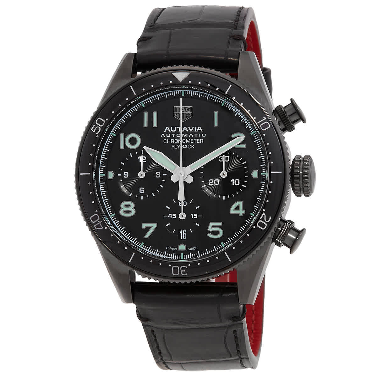 Tag Heuer Autavia Chronograph Automatic Black Dial Mens Watch CBE511C.FC8280 | Jomashop.com & JomaDeals.com