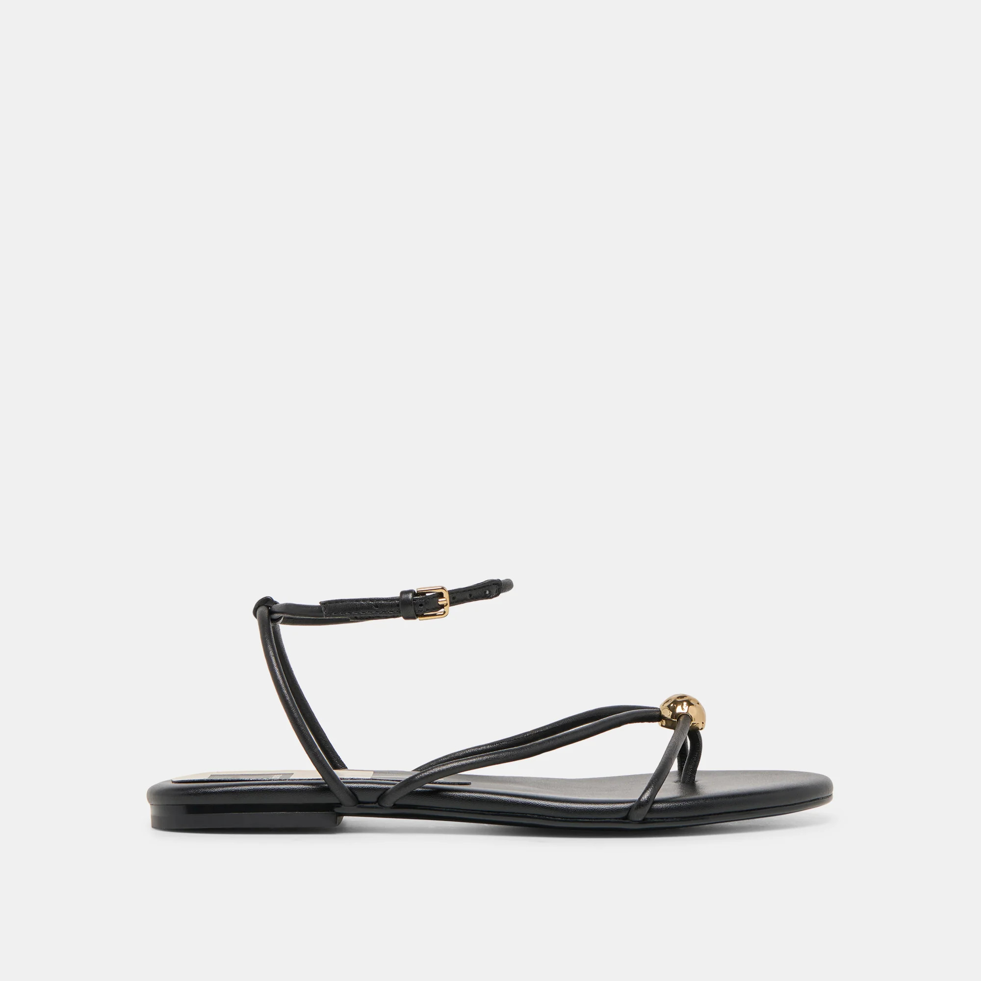 Kenley Sandals Black Leather | DolceVita.com