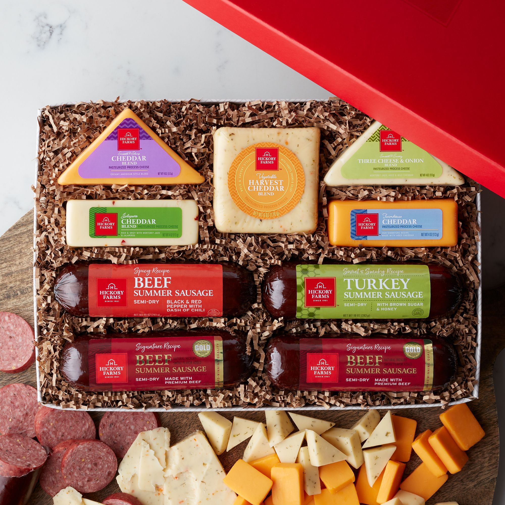 Cheese & Sausage Lover's Gift Box | Hickory Farms
