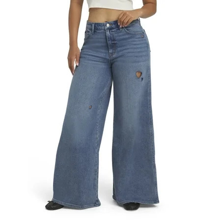 Mills by Millie Bobby Brown Women s Wide Leg Jean Sizes 00-18 | Walmart (US)