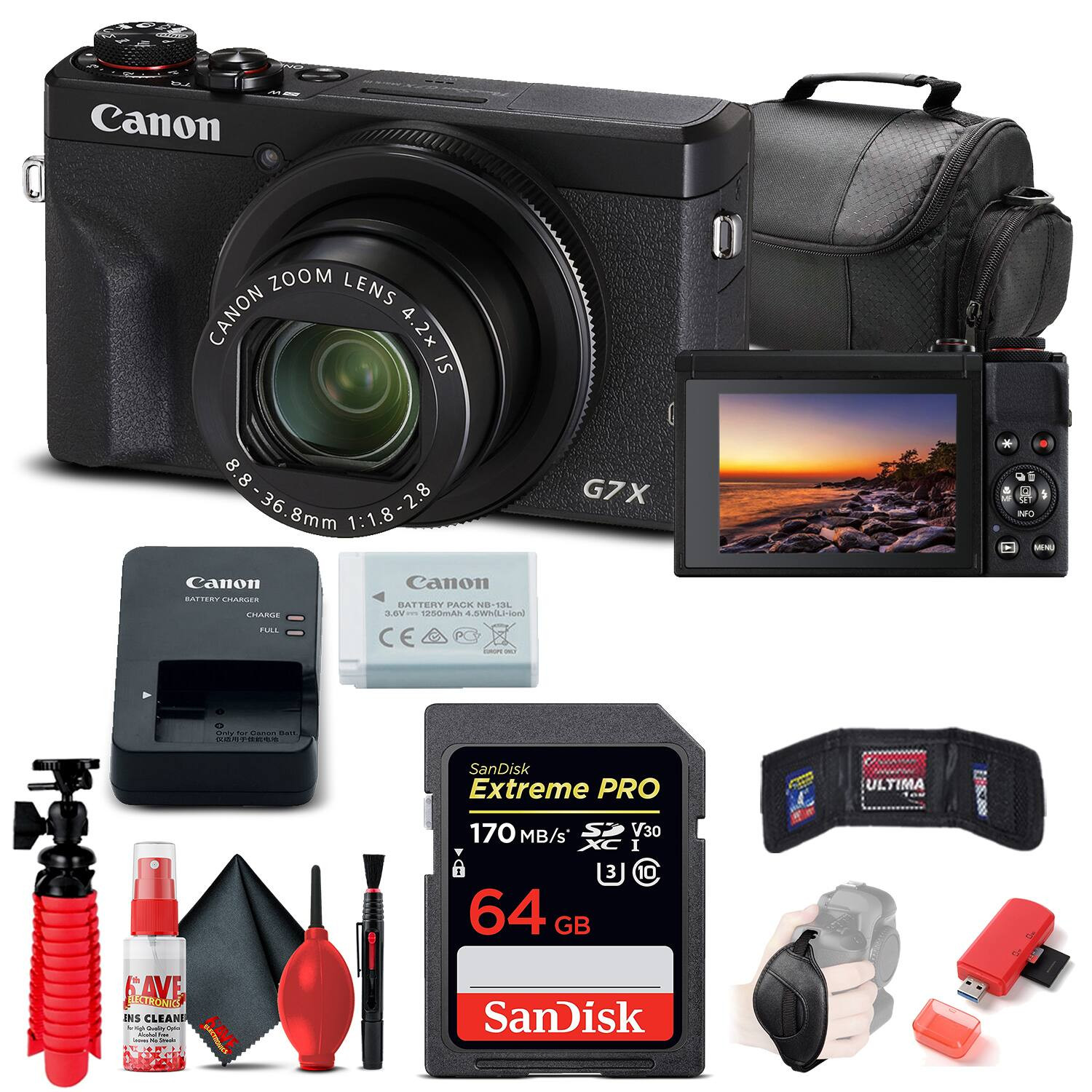 Canon - PowerShot G7 X Mark III Digital Camera (3637C001) + 64GB Card Base Bundle | Best Buy U.S.