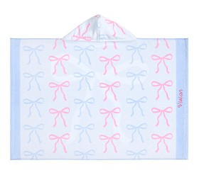 Bow Reversible Baby Beach Hooded Towel UPF 50+ | Pottery Barn Kids