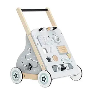 Wooden Baby Walker, Baby Push Walkers, Walker for Baby Boys and Girls, Baby Activity Center, Todd... | Amazon (US)