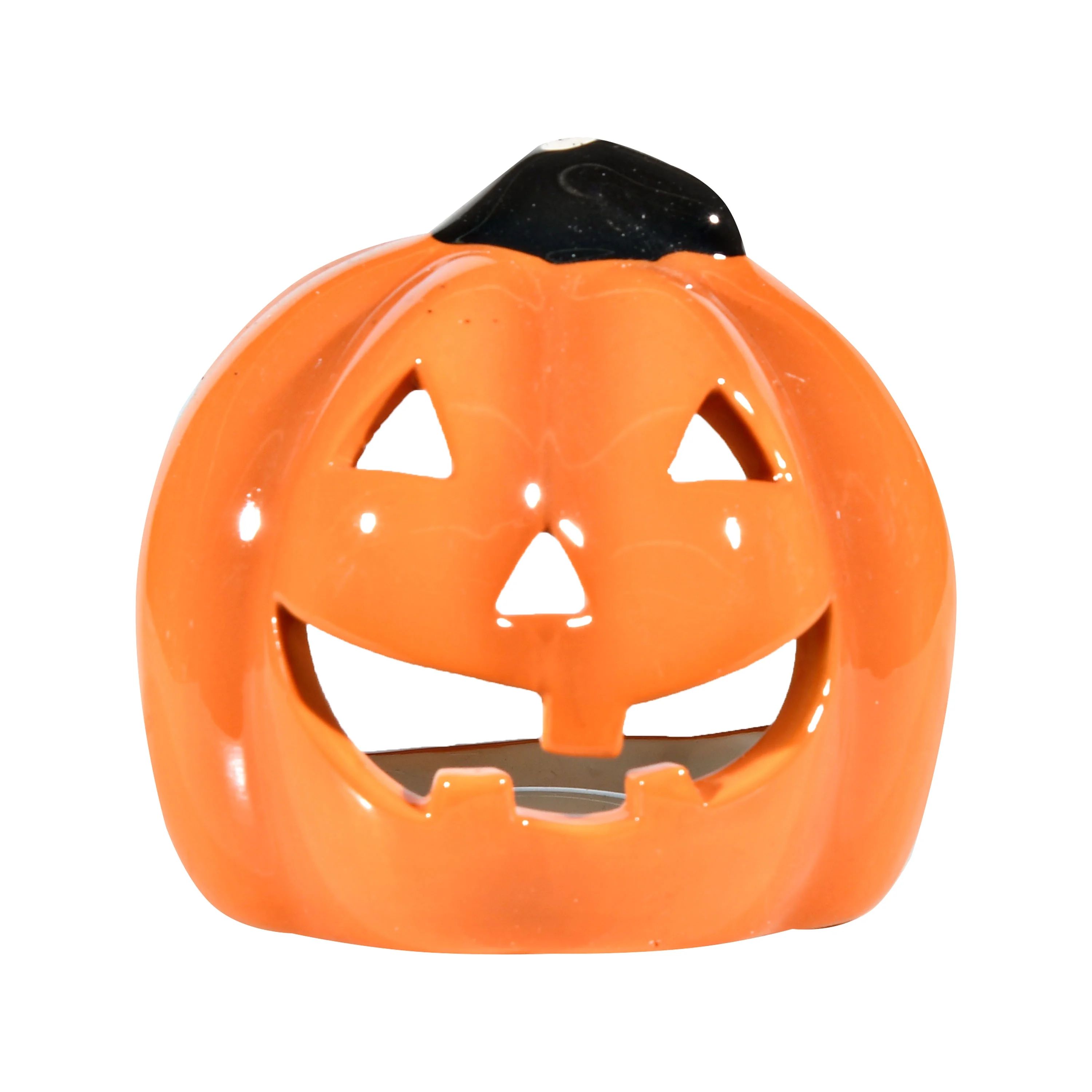 Halloween Jack-O-Lantern Tealight Holder - Walmart.com | Walmart (US)