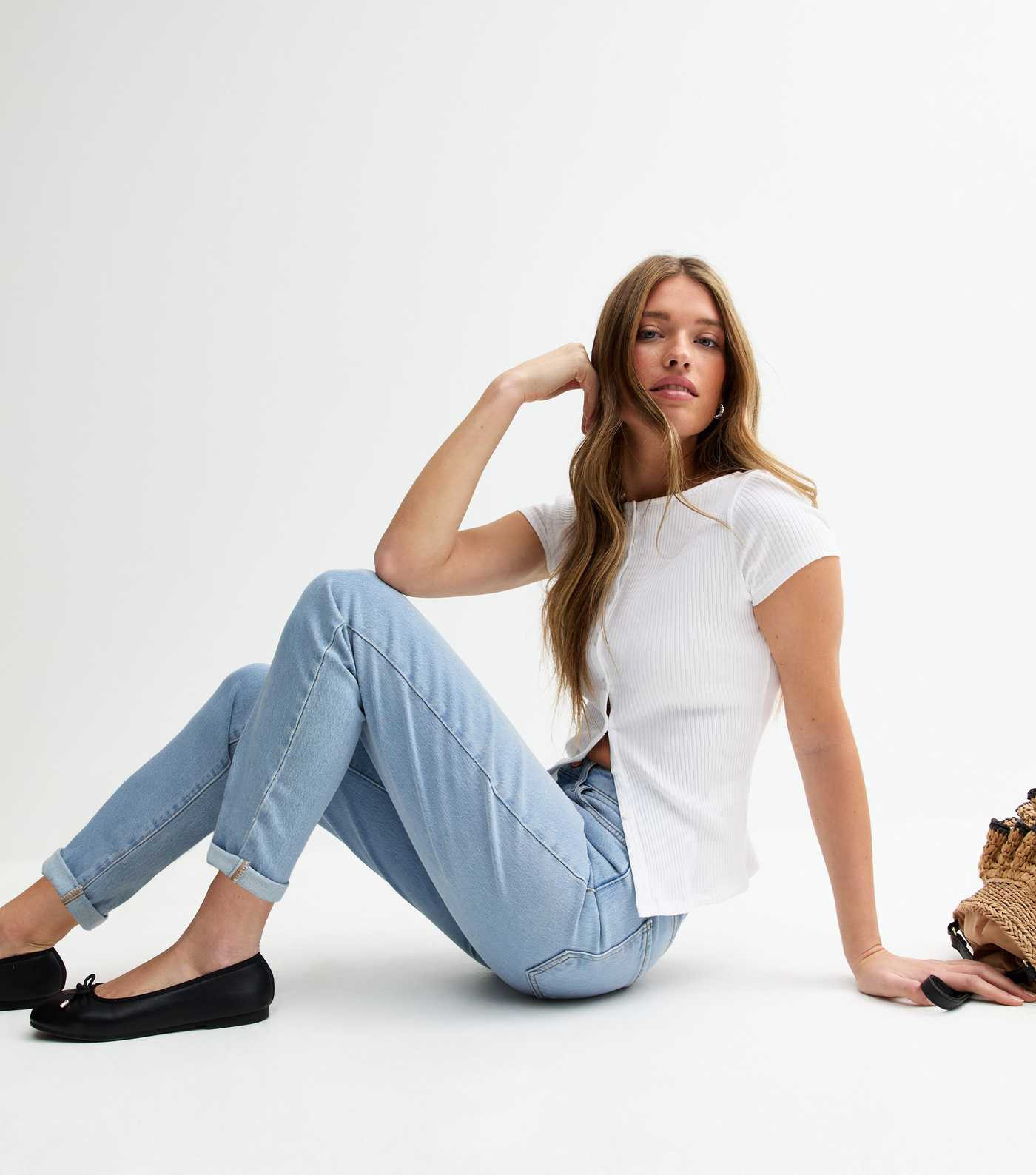 Pale Blue High Waist Tori Mom Jeans | New Look | New Look (UK)