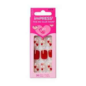 KISS imPRESS Valentine's Day Press-On Nails, Kiss to Remember | CVS Health