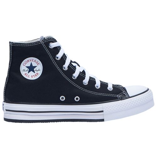 Converse Girls Converse All Star Platform HI - Girls' Grade School Shoes Black/White/Black Size 05.0 | Foot Locker (US)