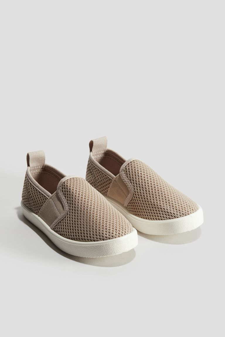 Slip-on Mesh Shoes - Taupe - Kids | H&M US | H&M (US + CA)