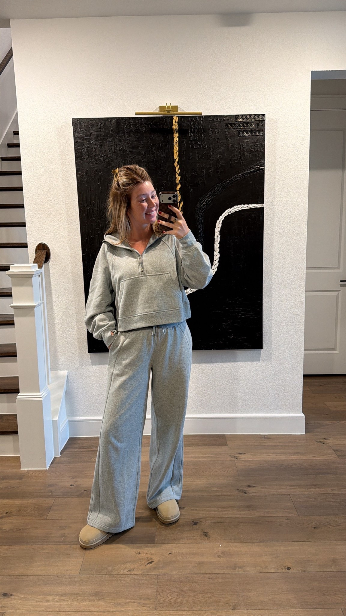 Super cold morning for us Texans and this is my mom outfit of the day. Wearing a medium in both top and bottom and size 10 in sports bra 

#LTKShoeCrush #LTKootd #LTKStyleTip