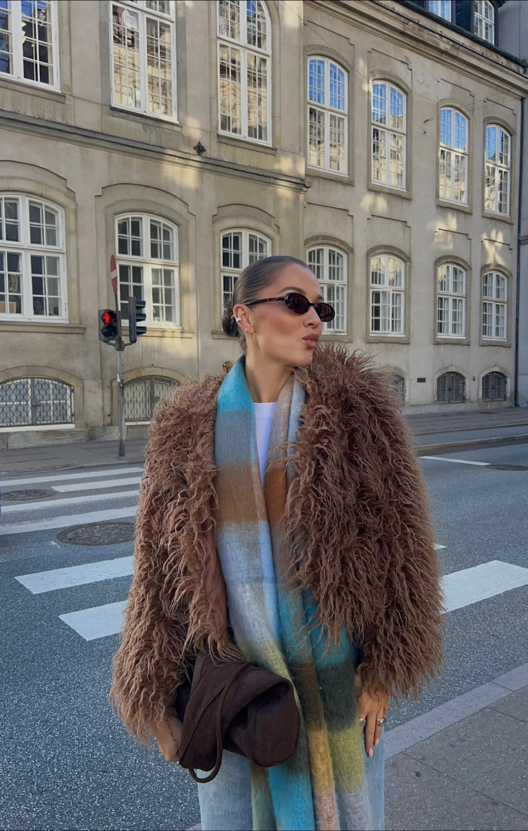 Esme Faux Fur Coat Oatmeal | Kiwi & Co | Kiwi and Co