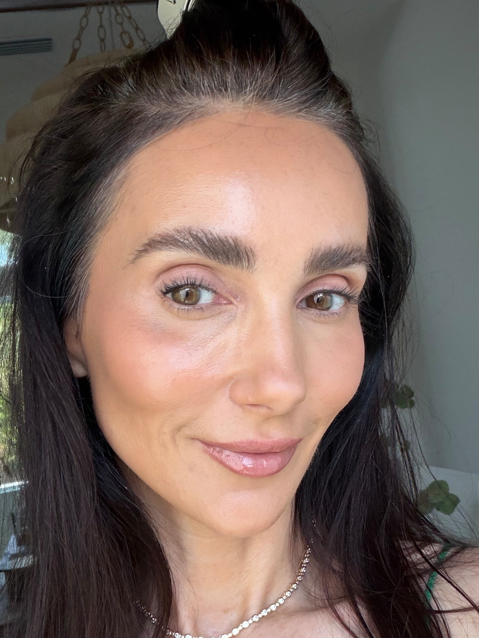 Skintint in 4n1, bronzer in light med , blush in chouchette, glow enhancer in 10, lip liner in Whirlin, lip perfector in rosewood shimmer ( there is actually no shimmer) , eyeshadow in 18, finishing powder in 2 

#LTKBeauty #LTKOver40 #LTKgrwm