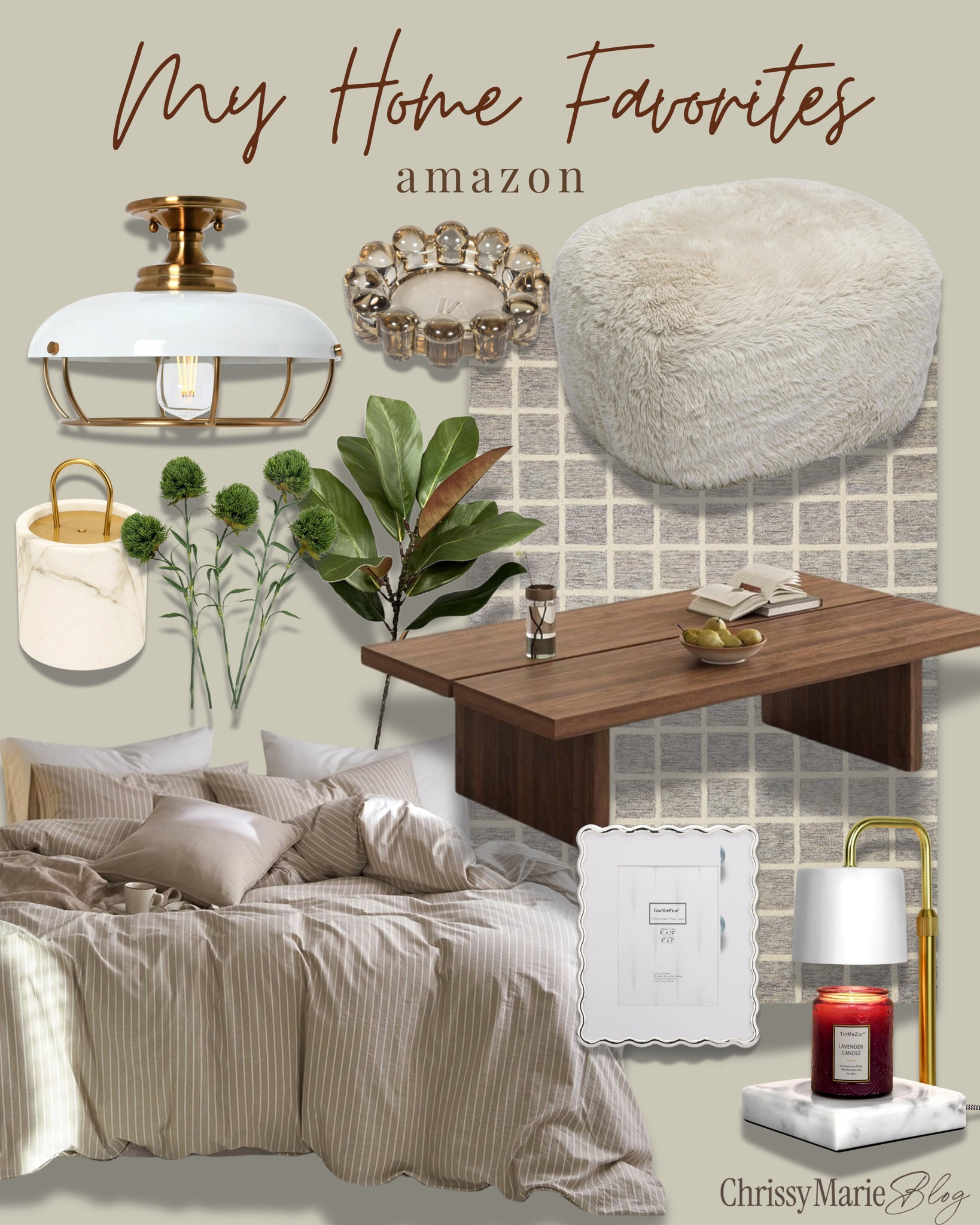 Cozy corners and little luxuries that make home feel extra special 🤎✨
These Amazon home favorites bring texture, warmth, and those lived-in vibes we all crave this season.

#AmazonHomeFinds #HomeFavorites #CozyHomeVibes #NeutralHomeDecor #AmazonDecor #HomeStyleInspo #InteriorDetails #ChrissyMarieBlog 

 #LTKSeasonal #LTKHome #LTKFindsUnder50