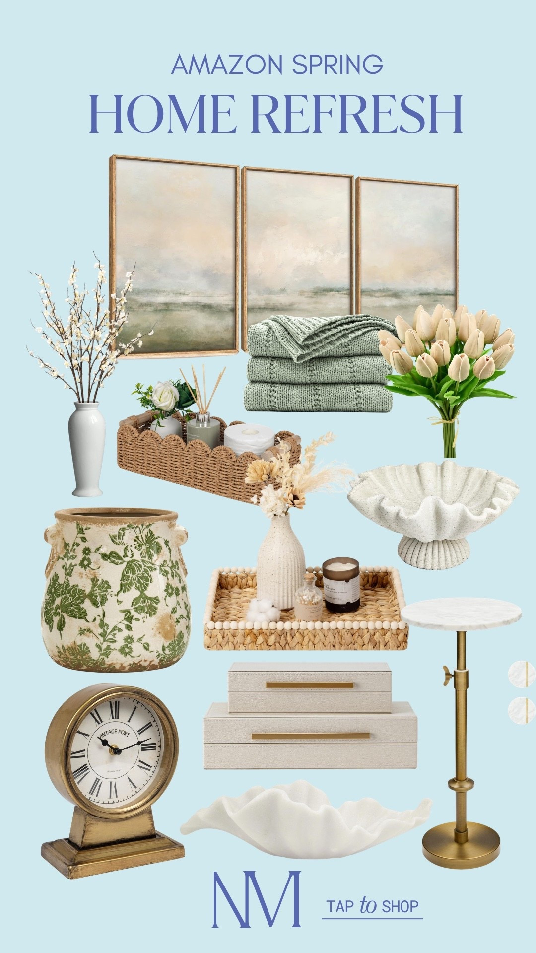 GIVE YOUR SPACE A SOFT SPRING RESET 🌿

Neutral tones, textures & timeless pieces that make your home feel calm & elevated
from vases to trays to wall art—everything here is effortlessly chic

perfect for refreshing your living room, bedroom or entryway this season

I’ve been loving this clean, minimal look lately—it instantly makes your space feel more put together

tap to shop your favorites →

home decor, amazon finds, spring home, neutral decor, aesthetic home, cozy living, home styling, minimalist decor, decor ideas, home refresh

#LTKSeasonal #LTKHome