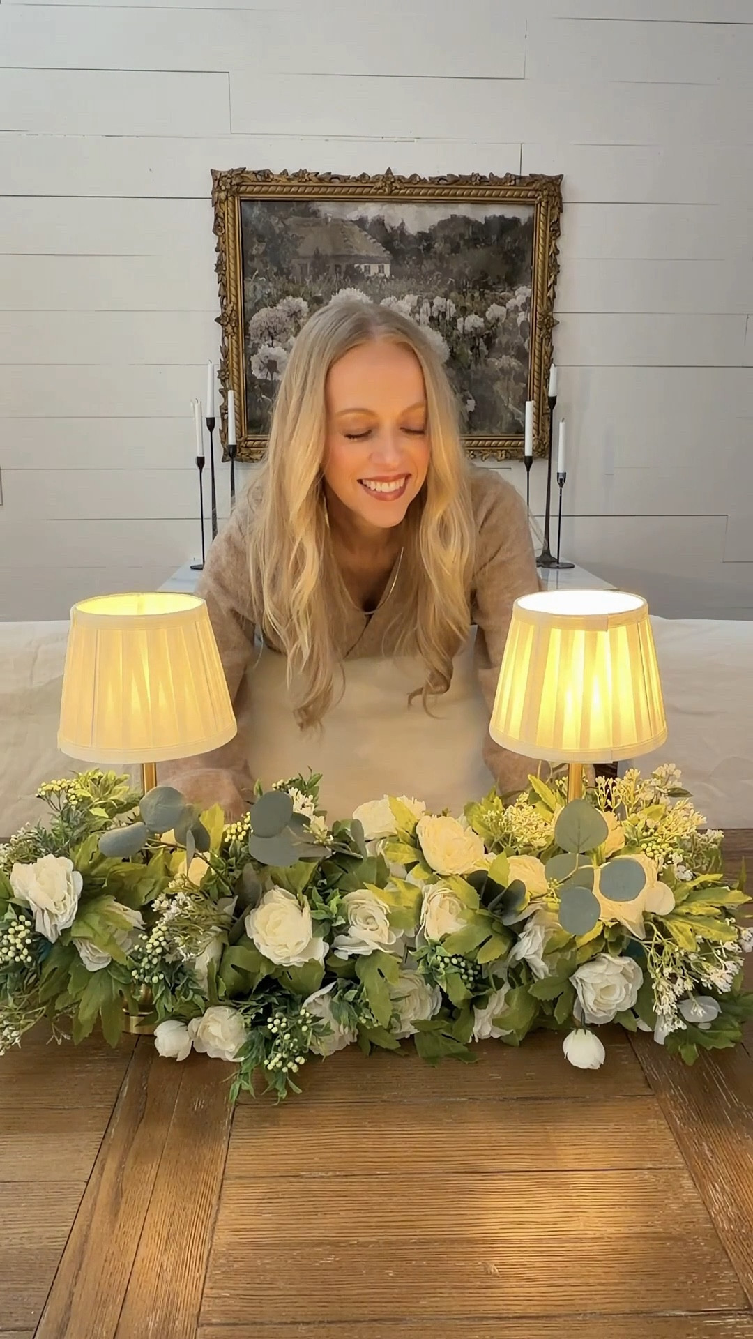 
Shhhhhh… No one needs to know this gorgeous centerpiece started as a pool noodle! My latest DIY Pool Noodle Centerpiece tutorial demonstrates how to achieve an elevated, full look using faux florals that hold their shape perfectly. The entire piece is durable, reusable, and easy to move in one piece. To make it feel truly special, I’ve incorporated layered lighting for a soft, romantic glow that completely transforms a tabletop. 