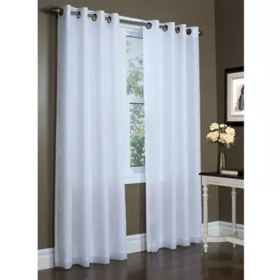Commonwealth Home Fashions Rhapsody Grommet Window Curtain Panel | Bed Bath & Beyond