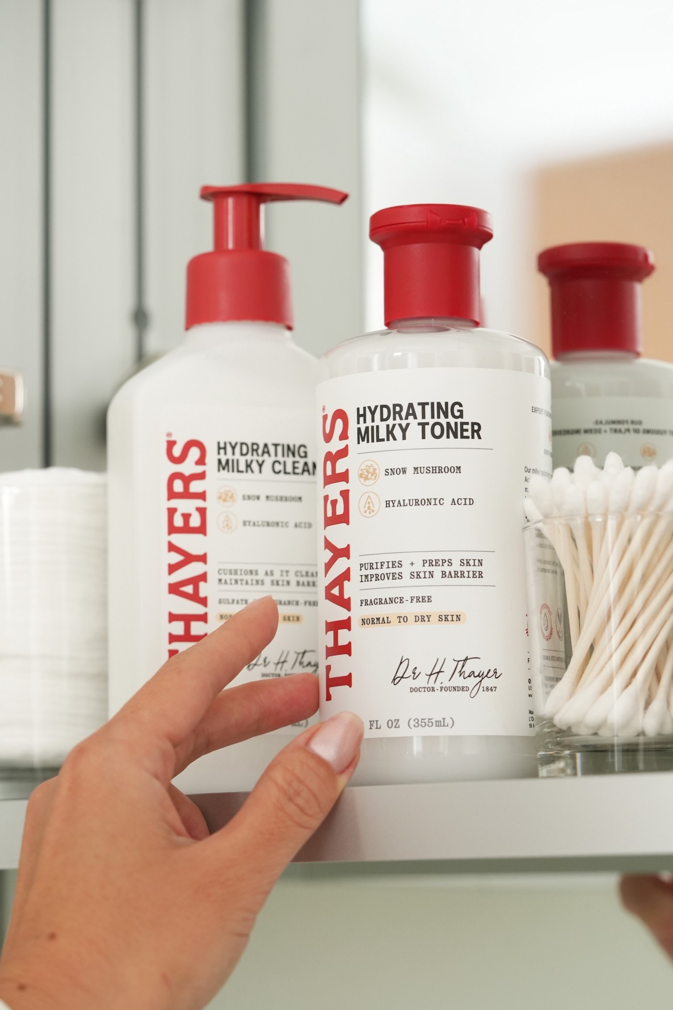 #ad Love the @thayers Hydrating Milky Cleanser and Toner combo to make sure everything is removed at the end of the day. Love these for dry sensitive skin. Both are fragrance-free and alcohol-free too! Available at @target

#ThayersPartner #targetstyle #target #TargetPartner 

#LTKselfcare #LTKBeauty