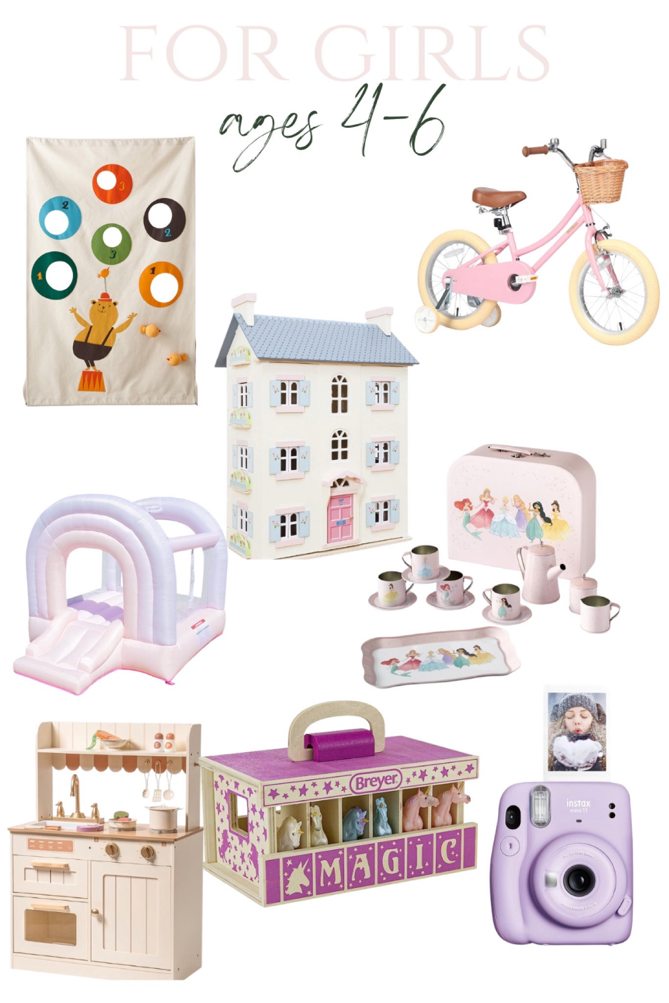 Gift guide, gift idea, doll house, bean bag toss, bike, bouncy house horses 

#LTKSeasonal #LTKGiftGuide #LTKHoliday