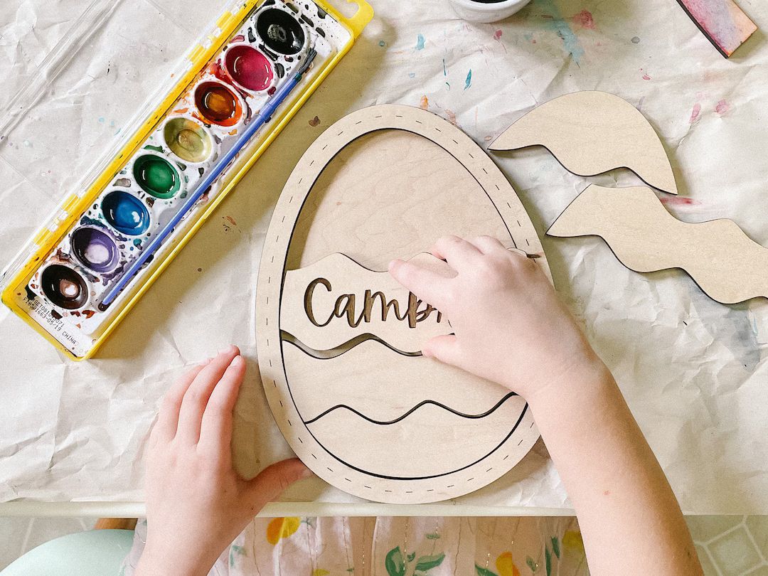 Engraved Personalized Egg | Easter Basket Craft, Activity | DIY Gift | Etsy (US)