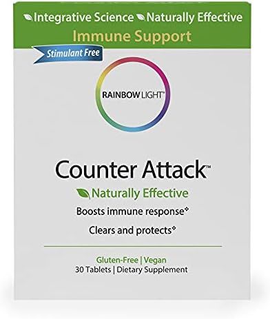 Rainbow Light - Counter Attack - Vitamin C and Zinc Supplement; Vegan and Gluten-Free; Herbal Ble... | Amazon (US)