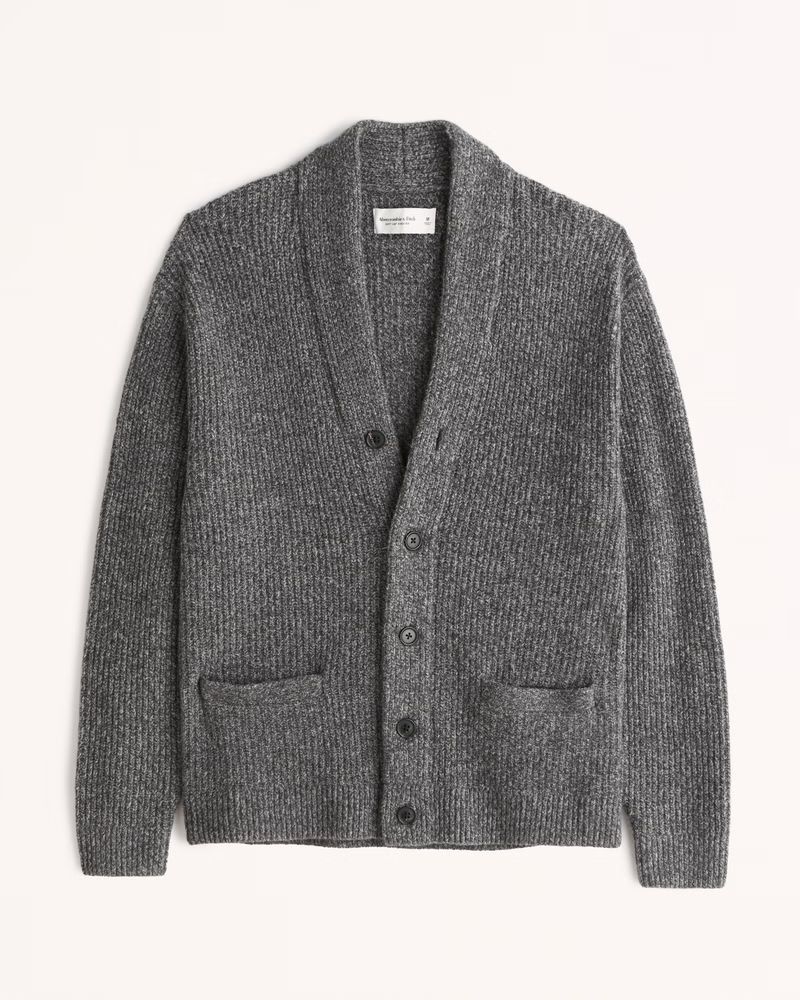 Men's Marled Shawl Cardigan | Men's Tops | Abercrombie.com | Abercrombie & Fitch (US)