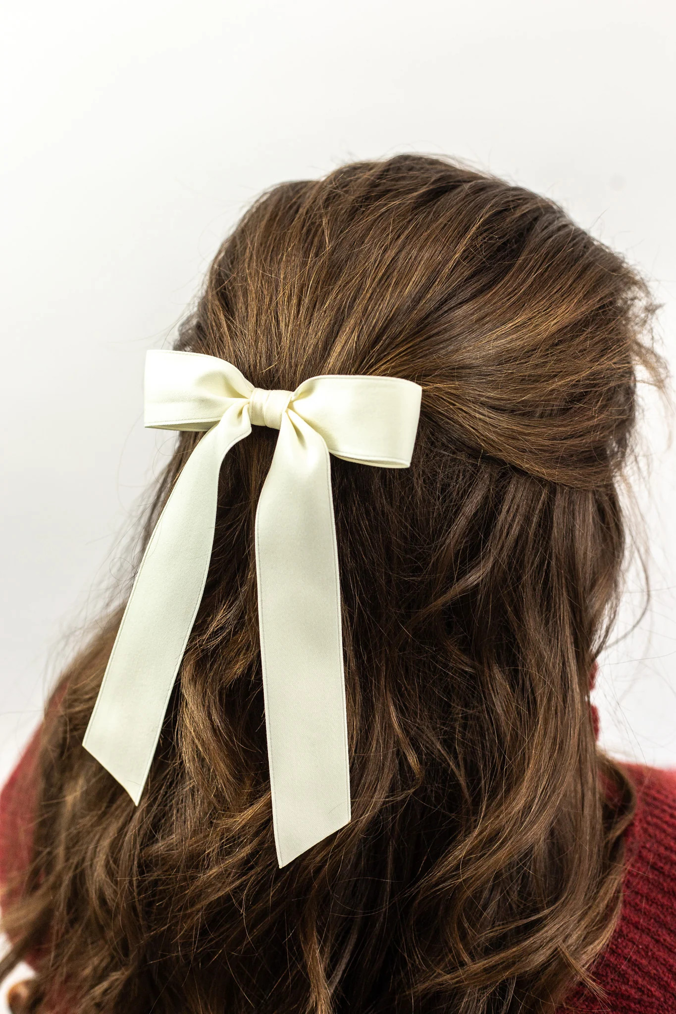 Florence Matte Satin Bow | Grace & Grandeur Bow Company