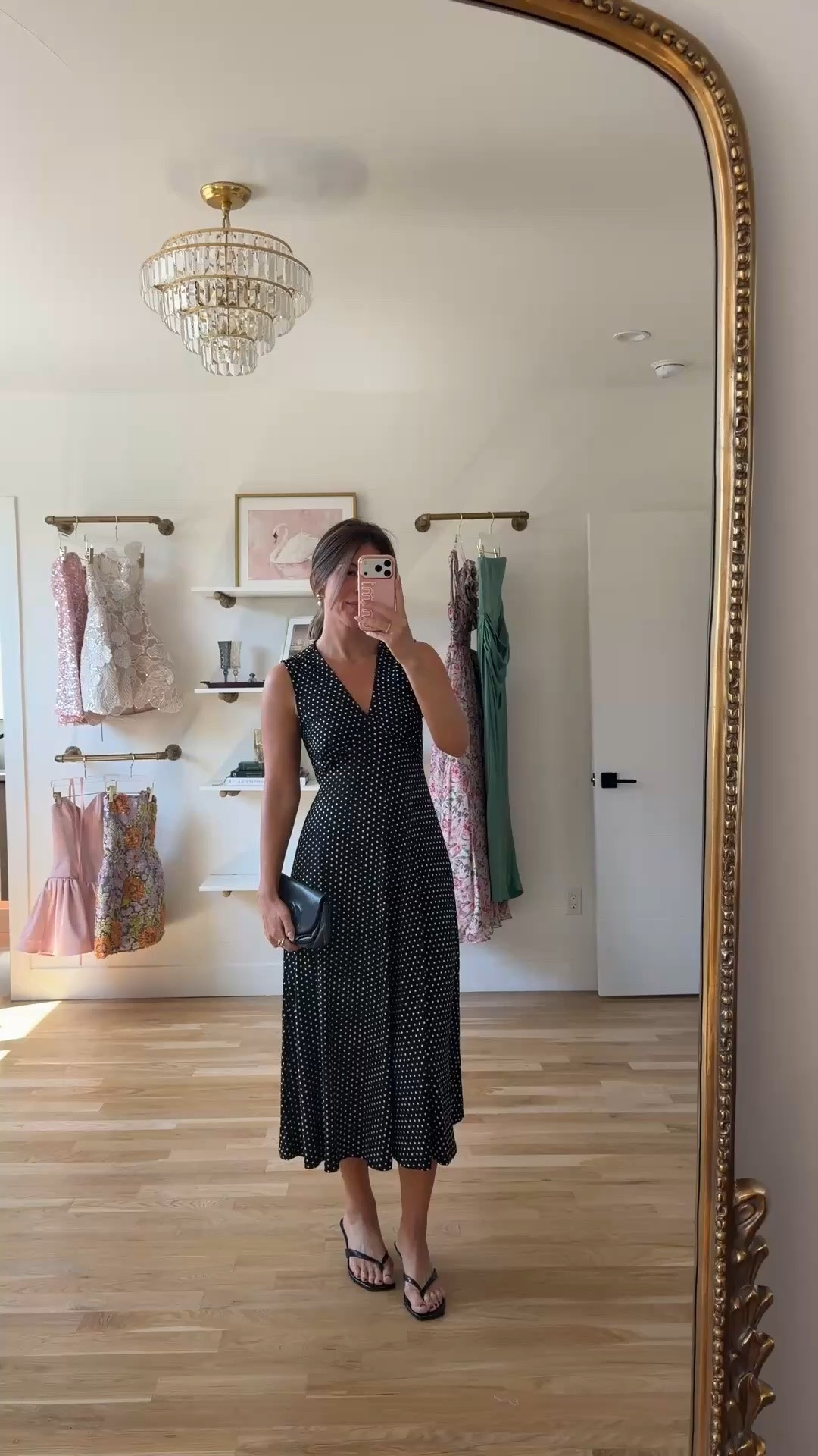 walmart black polka dot midi dress with a v-neck and a-line skirt under $30 for summer into fall 🤍

I’m 5’4” and typically wear a size small/2

electric picks: emerson20

summer dresses, casual summer outfits, summer outfit ideas, everyday summer outfits, summer fashion finds, fall outfits, fall dresses, autumn outfits, sweater dresses, midi dresses, long sleeve dresses, casual outfits, thanksgiving outfits, family photo outfits, date night outfits, work outfits, fall fashion, autumn fashion, cozy outfits, transitional outfits, neutral outfits, everyday outfits, weekend outfits, women’s fashion, affordable dresses

#LTKSeasonal #LTKgrwm #LTKootd