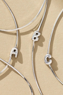 Barely There Bubble Monogram Necklace | Anthropologie (US)