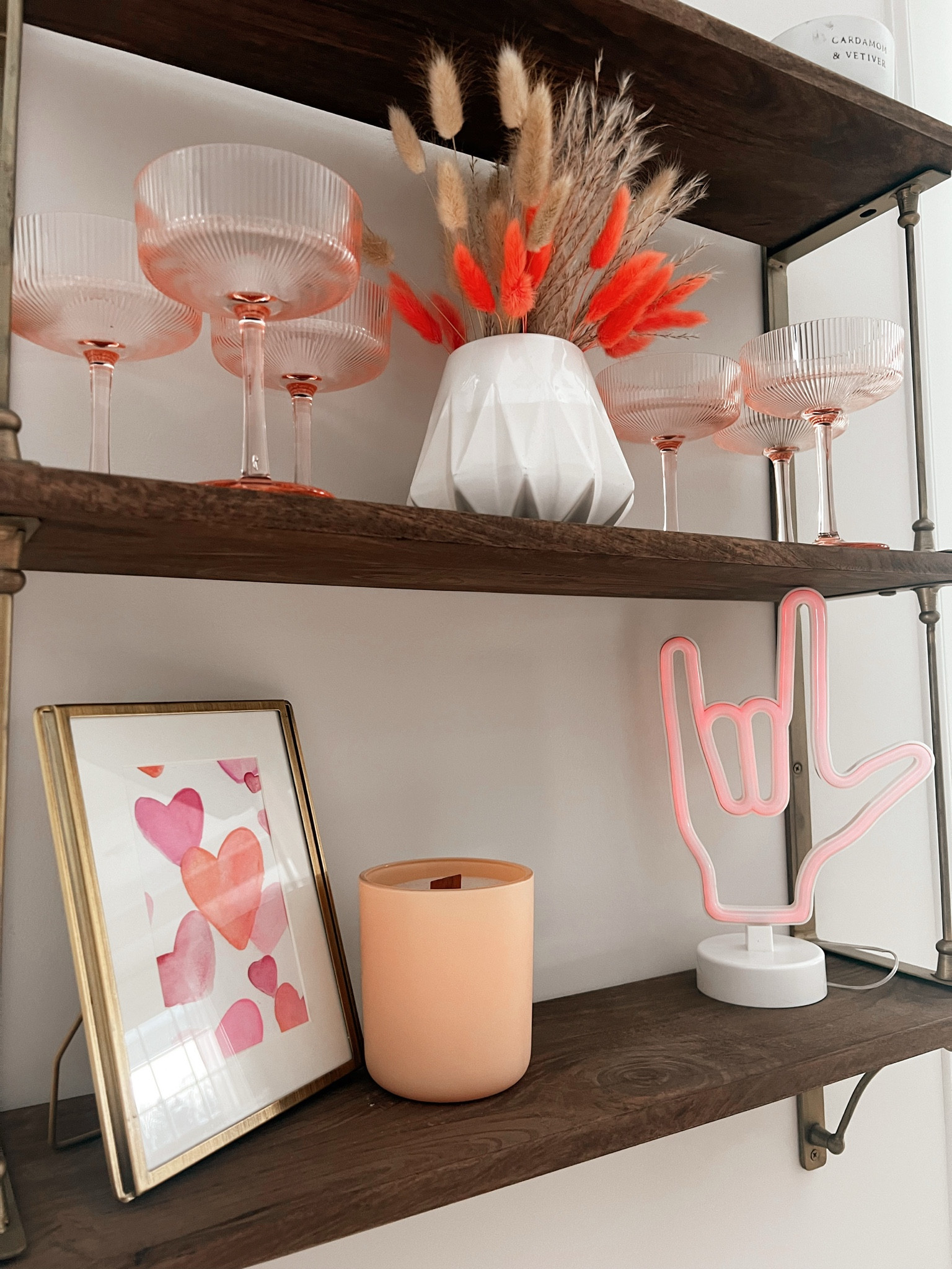 Valentine’s Day decor 🤍
Literally cannot wait to put the glasses out for Galentine’s Day
.
- wall shelf
- pink glasses
- pink accents
- ask I love you neon sign


#LTKSeasonal #LTKParties #LTKHome