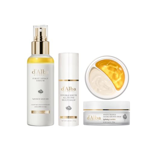 d'alba Piedmont Italian White Truffle First Spray Serum & Double Serum & Cream & All-in-one Multi Balm | Amazon (US)