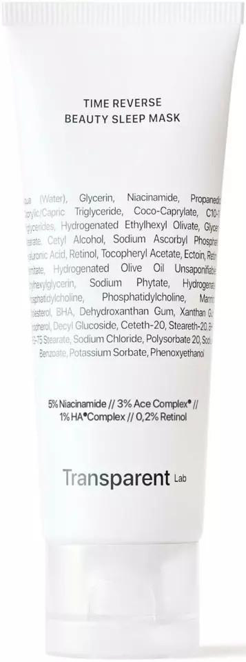 NICHE BEAUTY LAB Transparent Lab Time Reverse Beauty Sleep Mask 75 ml | LYKO