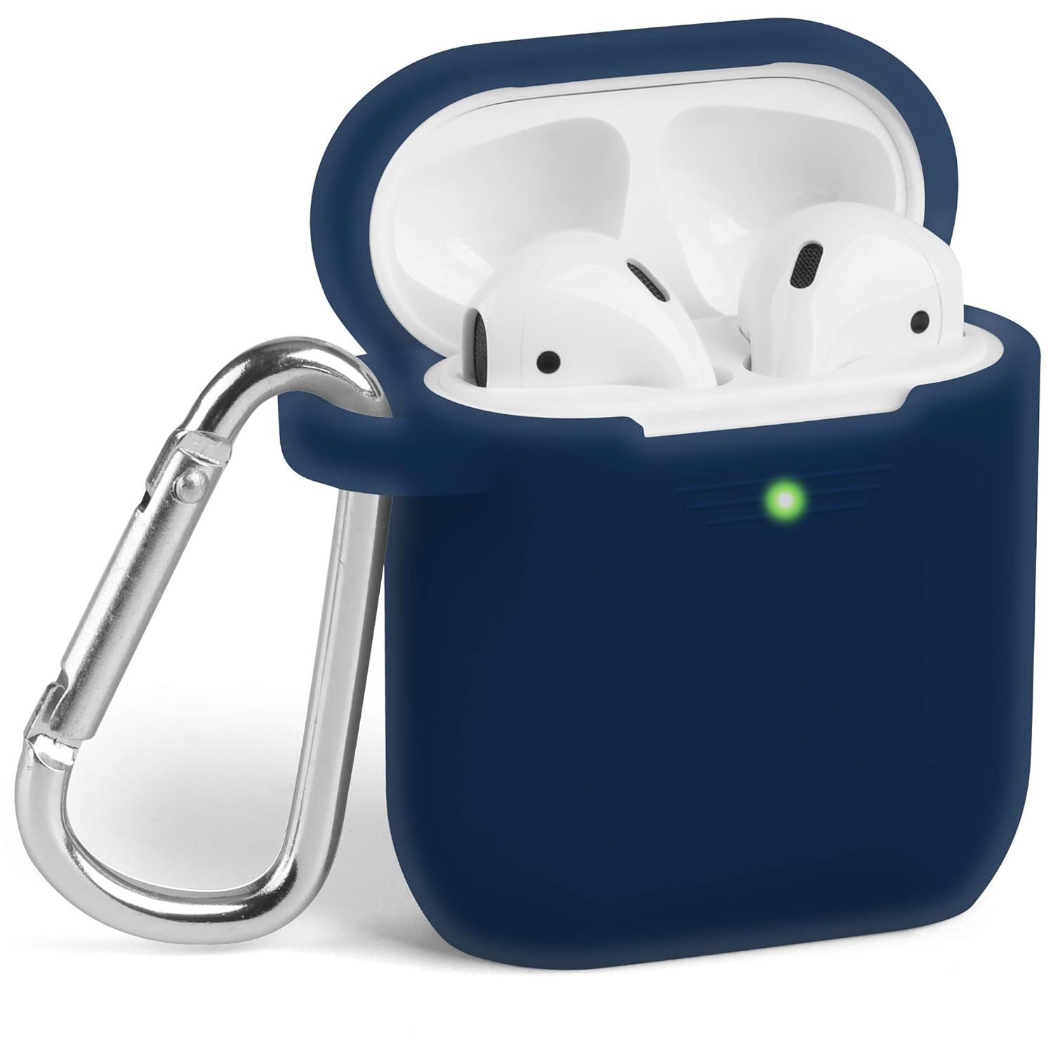 Airpods Case, GMYLE Silicone Protective Shockproof Wireless Charging Airpods Earbuds Case Cover S... | Amazon (US)