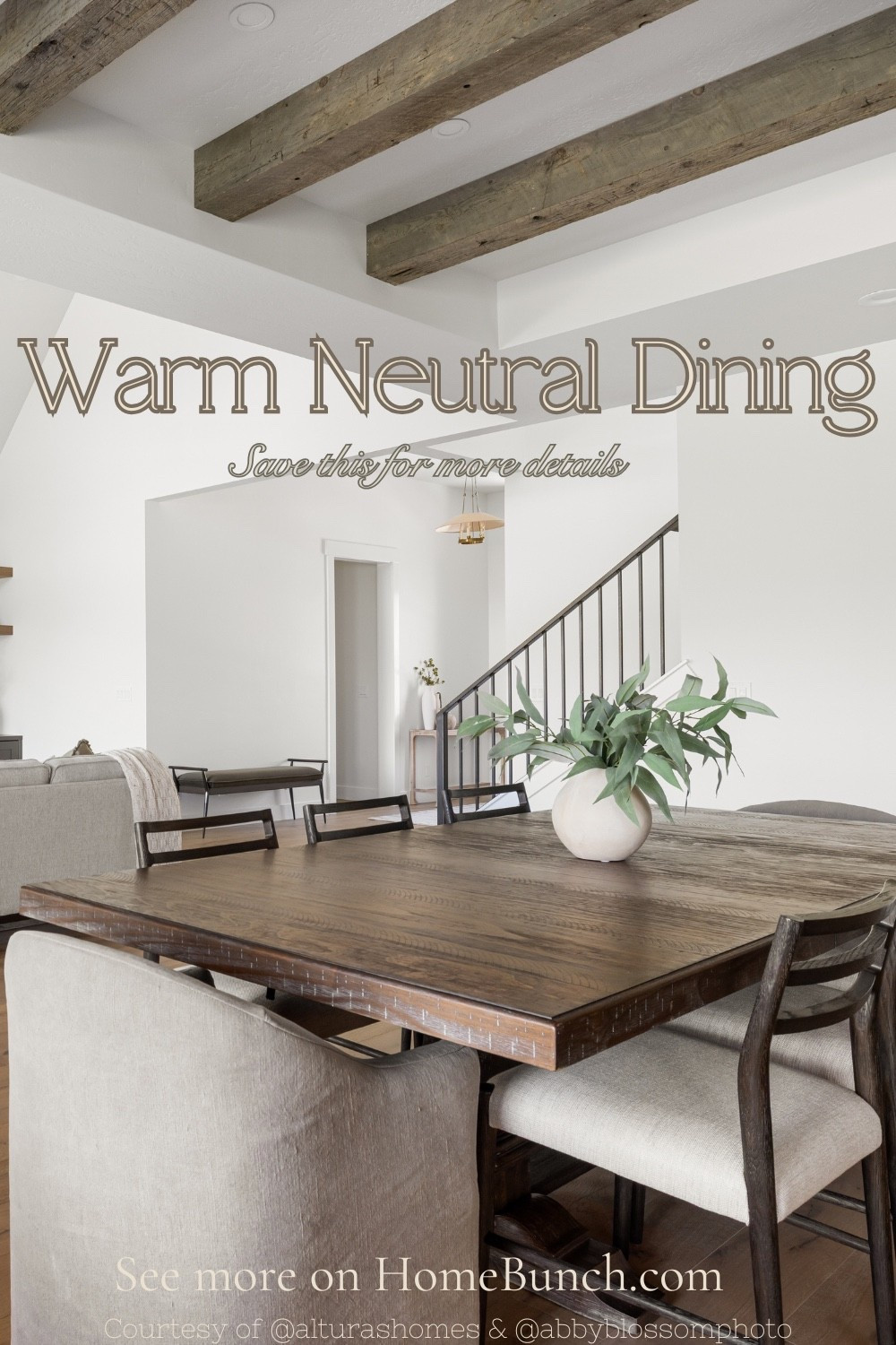 A light-filled dining space layered with soft textures, natural elements, and timeless furniture silhouettes.


Shop dining room decor.

Builder: @alturashomes
Photography: @abbyblossomphoto
Tour: https://www.homebunch.com/idaho-new-construction-house-tour-with-neutral-interiors-and-exterior-interior-paint-colors/

#LTKHome #DiningRoomDesign #NeutralInteriors #HomeBunch

#LTKOver40 #LTKmomlife #LTKHome