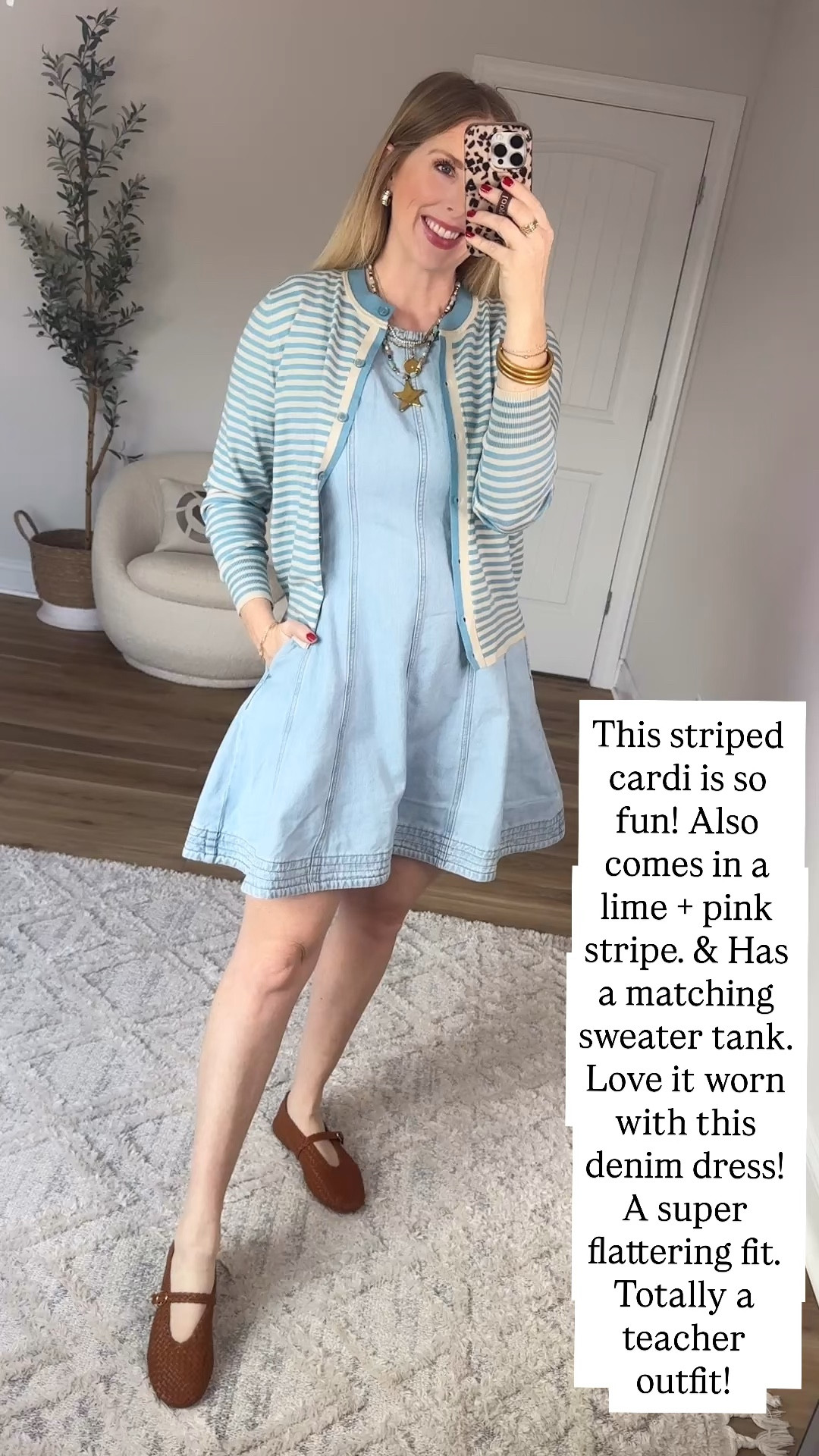 Walmart try on, striped cardigan, denim dress 

#LTKootd #LTKmomlife #LTKWorkwear