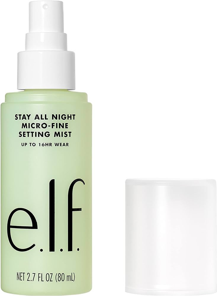 e.l.f. Stay All Night Micro-Fine Setting Mist, Hydrating & Refreshing Makeup Setting Spray For 16... | Amazon (US)