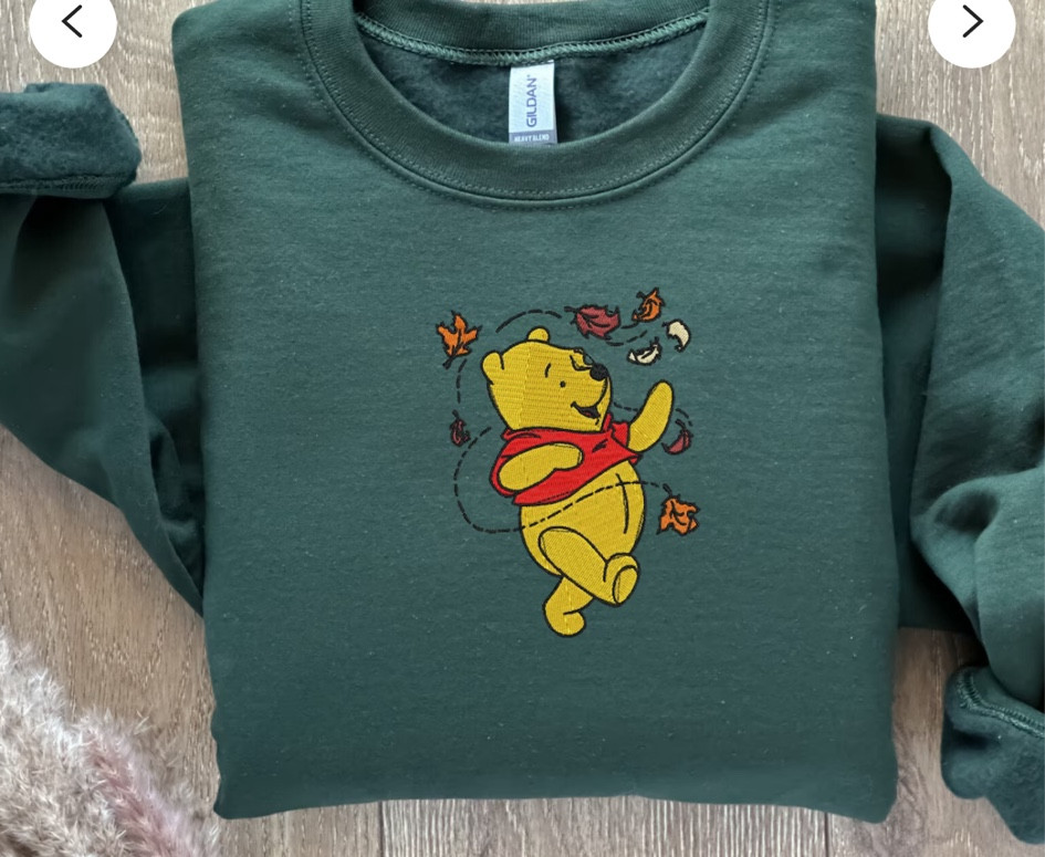 EMBROIDERED Fall Winnie the Pooh Sweatshirt, Fall Theme Crewneck, Custom Sweatshirt, Fall Sweater, Halloween Sweatshirt, Vintage Sweater

#LTKSeasonal #LTKstyletip #LTKunder50