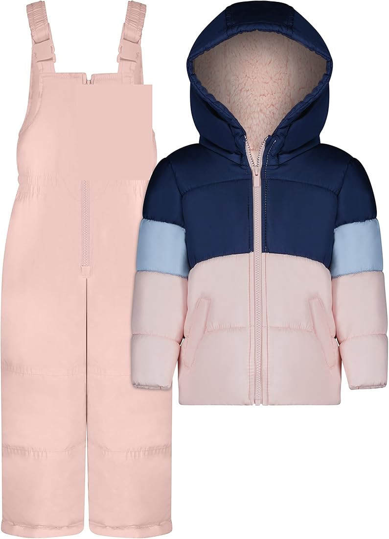 Carter's Girls' Toddler Heavyweight 2-piece Skisuit Snowsuit | Amazon (US)