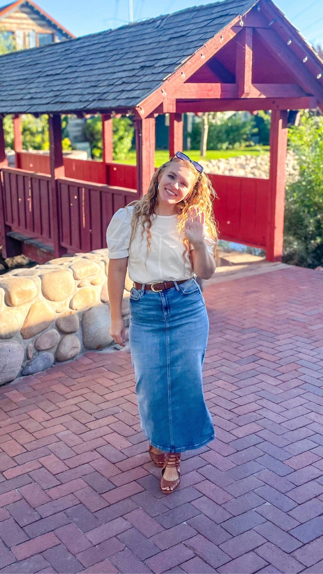 Denim days and daydreams💖
Love a good (stretchy) denim skirt paired with a lightweight shirt! Perfect for spring and summer!!

#LTKootd #LTKSeasonal #LTKmomlife