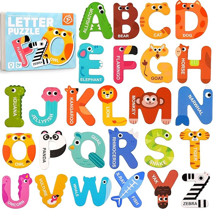 Stocking Stuffers for Toddlers Kids, Magnetic Letters ABC Magnets, Toddler Educational Learning T... | Amazon (US)