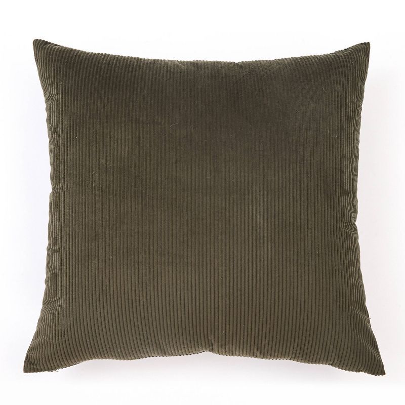 18"x18" Solid Ribbed Textured Square Throw Pillow - freshmint | Target