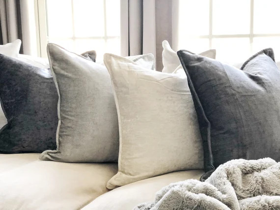 20 x 20 Decorative Crushed Velvet Throw Pillow | Etsy | Etsy (US)