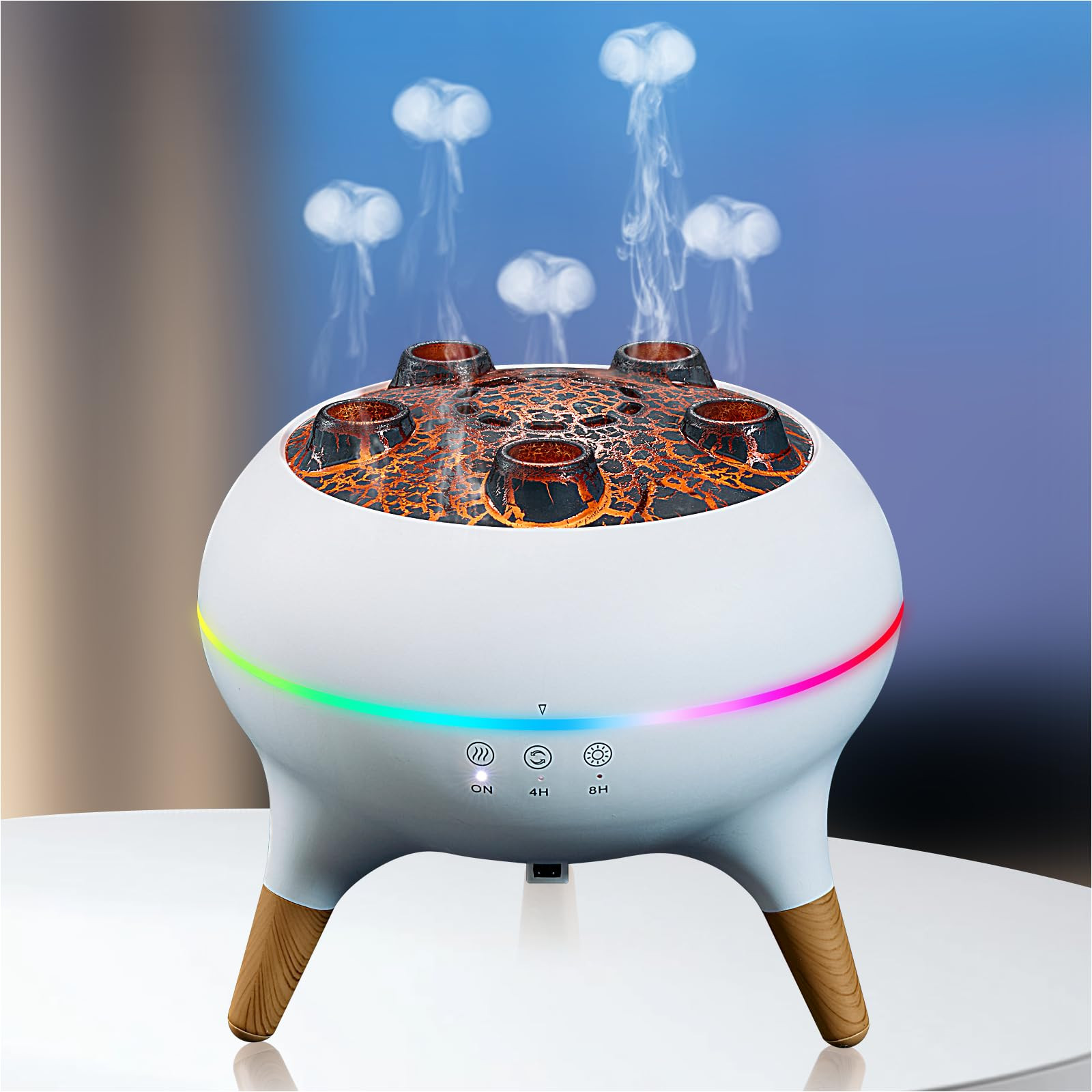 Essential Oil Diffuser 250ML,Jellyfish Diffuser Air Humidifiers Sound Pickup Ultrasonic Aromather... | Amazon (US)