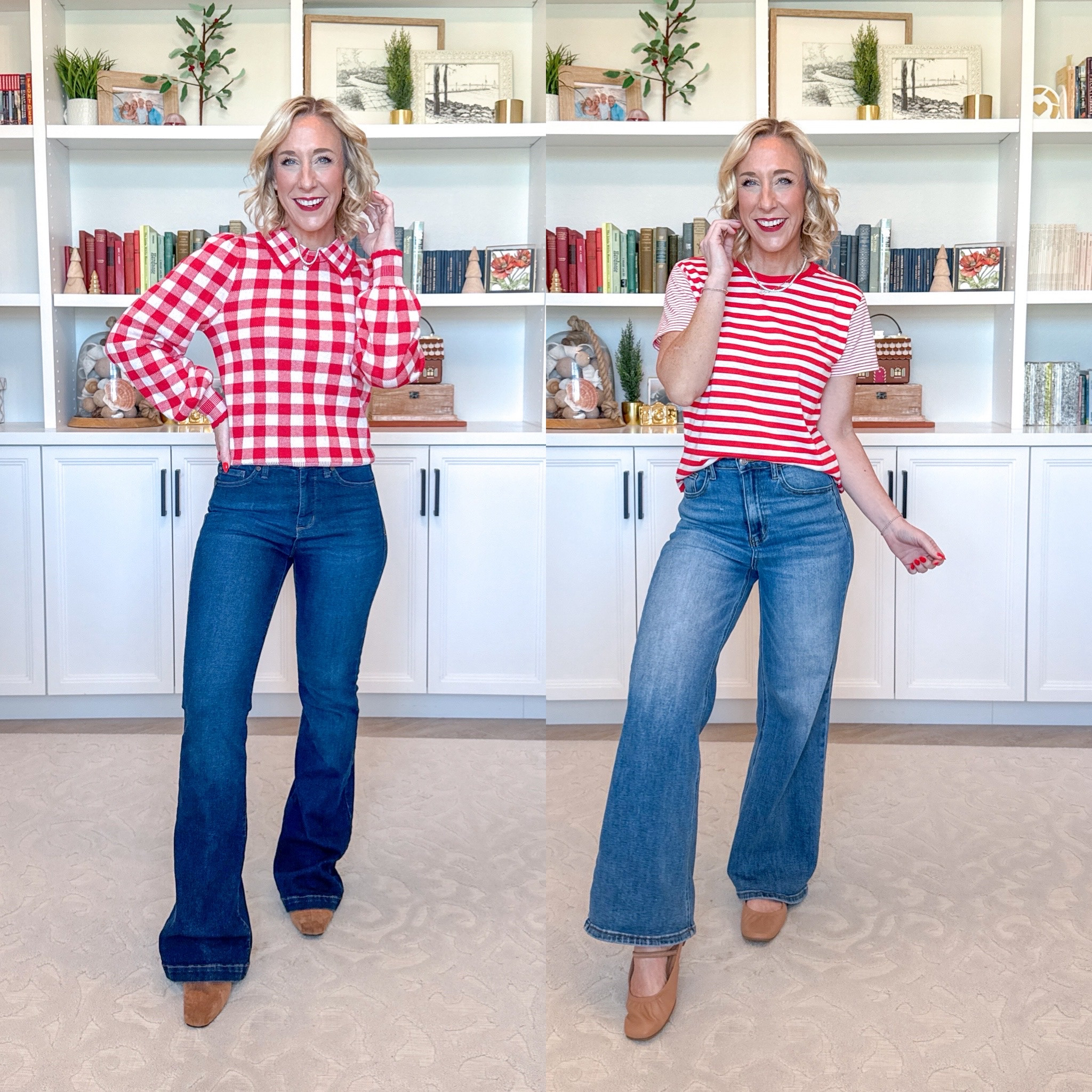 Walmart - new arrivals * Flare High Rise Jeans - size 2 (could have done a 0). $25.

Collared Sweater w/ Long Puff Sleeves - size XS. $24. 2 colors, but unfortunately selling out quickly! 

Cotton Cropped Boxy T-Shirt - size XS. $9. 13 colors.

 

#LTKFindsUnder50 #LTKOver40 #LTKSeasonal