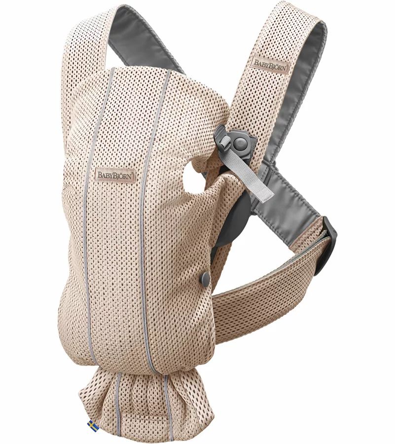 BabyBjorn Baby Carrier Mini, 3D Mesh - Pearly Pink | Walmart (US)