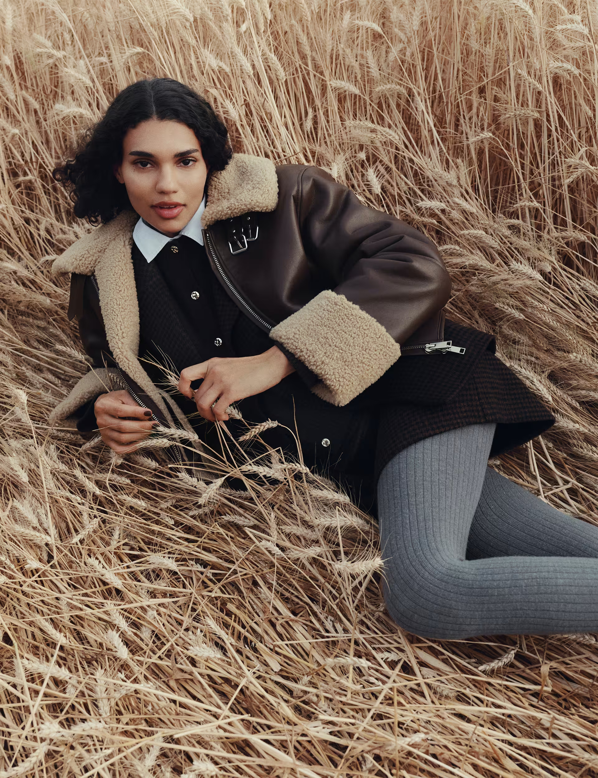 Micro Dogtooth Check Mini A-Line Skirt | Marks & Spencer (UK)