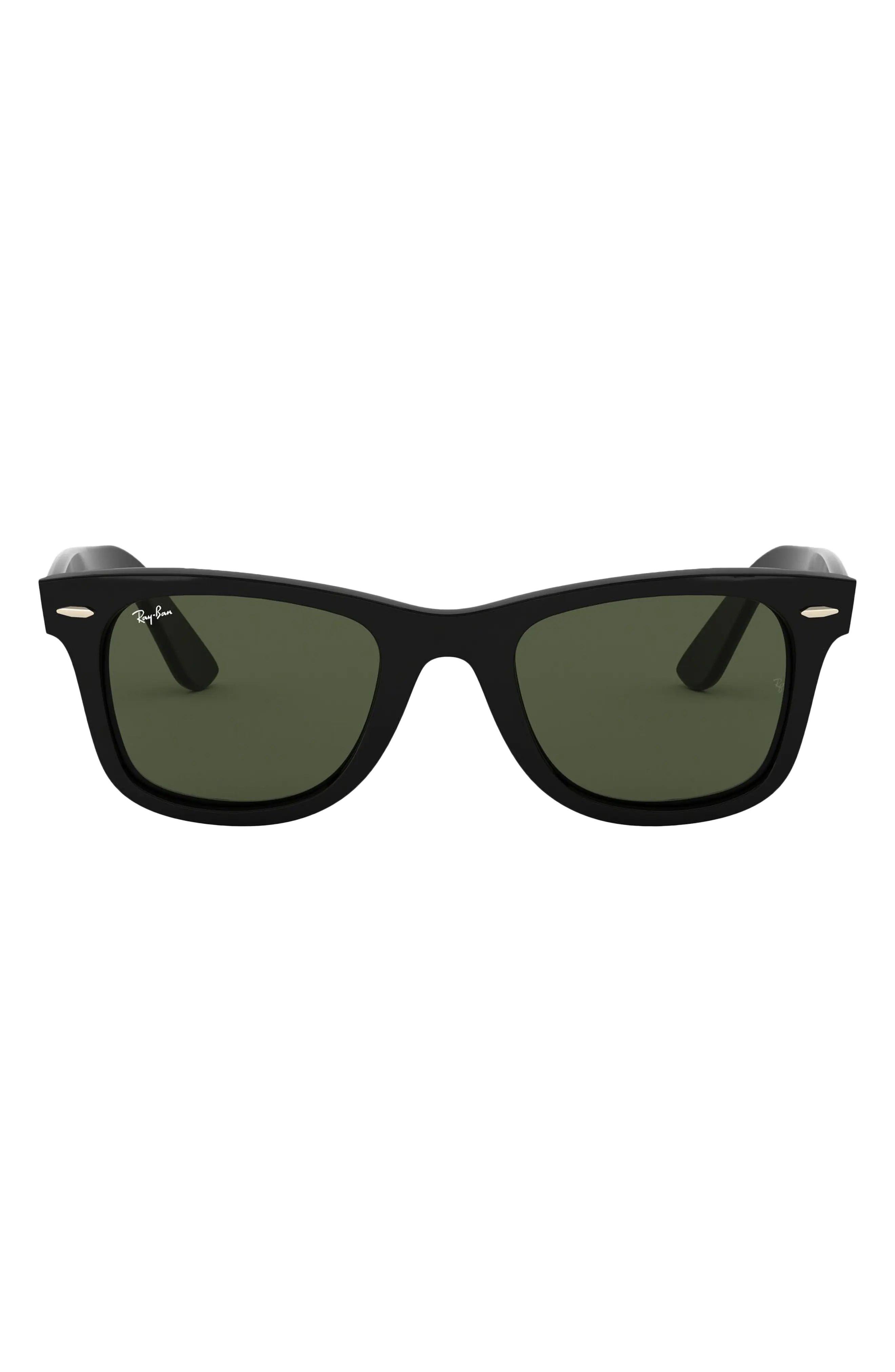 Women's Ray-Ban Wayfarer Ease 50mm Sunglasses - Black/ Green | Nordstrom