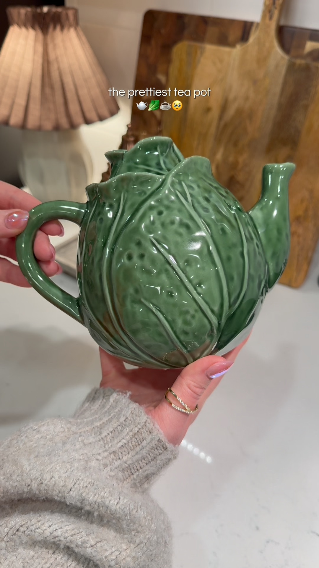 This Cozy Cottage by Liz Marie Cabbage Tea Pot is absolutely precious!! The perfect addition to your afternoon tea, weekend brunch, or at home tea and coffee bar. This teapot is microwave safe, dishwasher safe, refrigerator safe, and even freezer safe. It’s even available in pink too! Seriously the cutest gift idea for tea lovers, gift idea for teachers, and housewarming gift idea! 🥹🤍🫖

#LTKHome #LTKmorningroutine #LTKfoodie