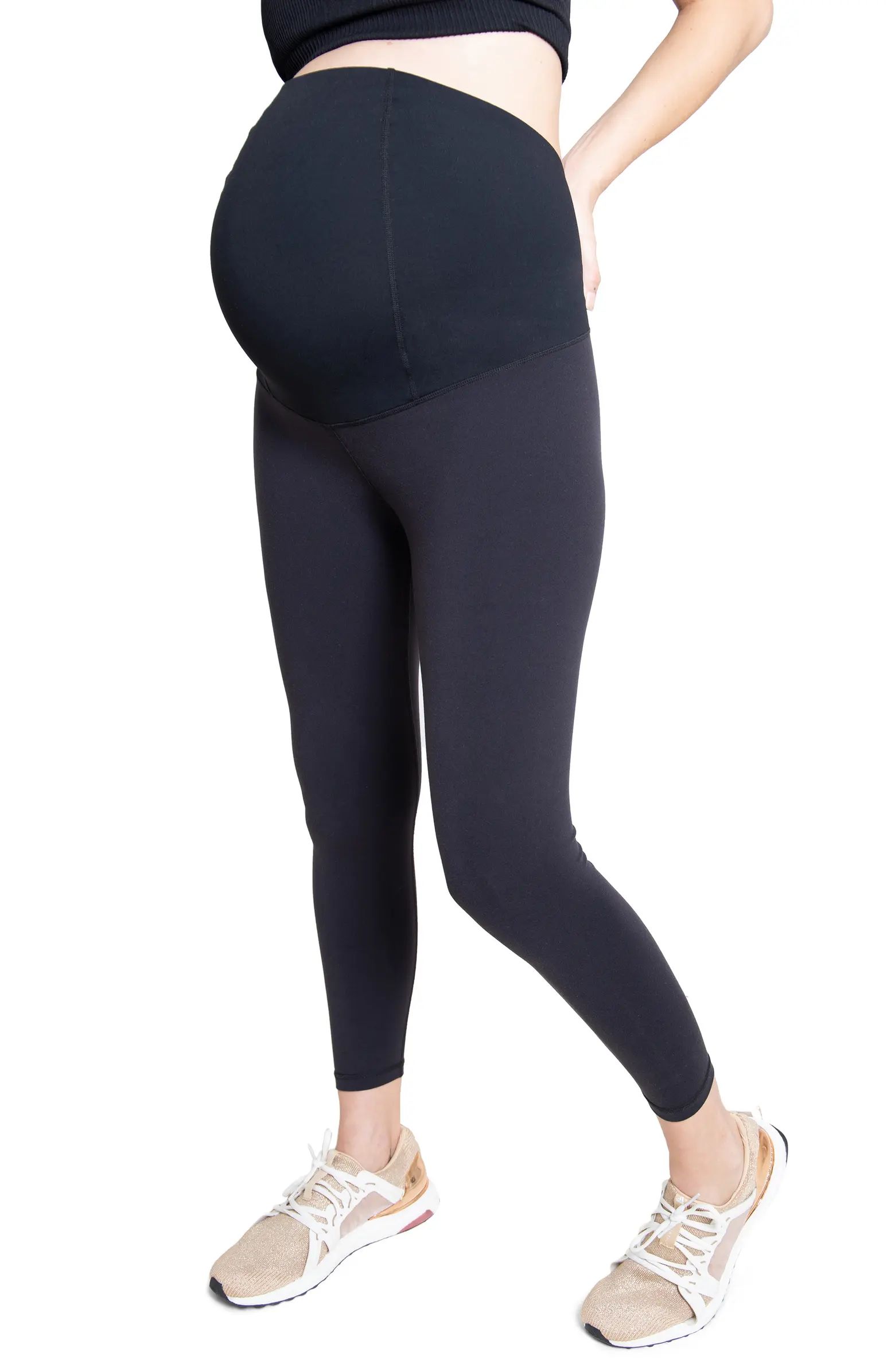 Crossover Panel® Waist 7/8 Active Maternity Leggings | Nordstrom