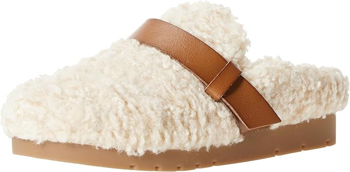 Amazon Essentials Womens Backless Shearling Memory Foam Mule | Amazon (US)